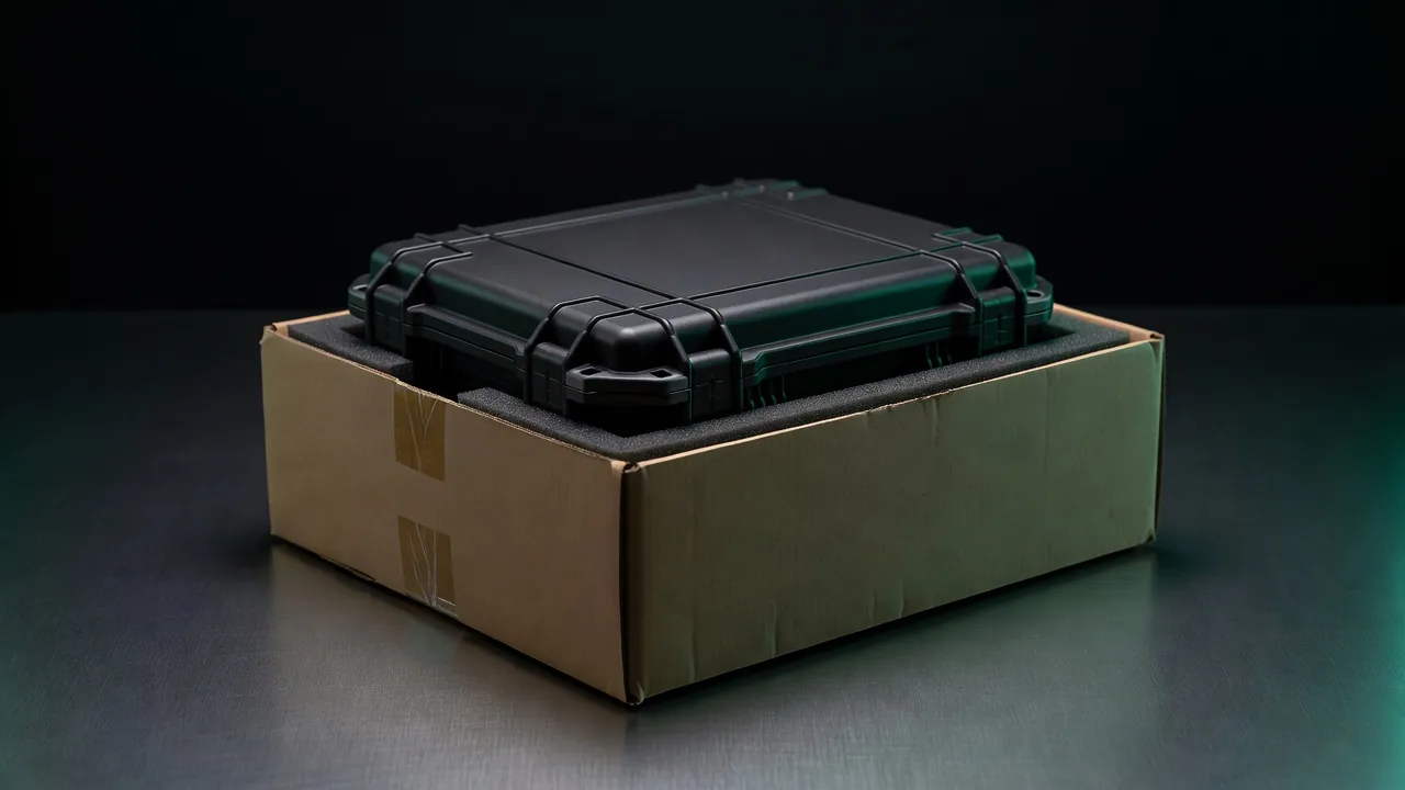 Robuste, neutrale Kartonage &ndash; sicher verpackt f&uuml;r den Waffentransport